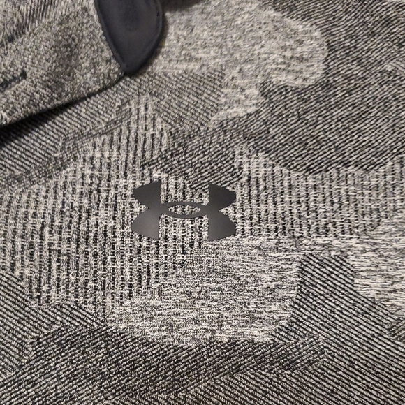 Under Armour Black and Gray Camouflage Playoff Polo Shirt - Picture 3 of 5